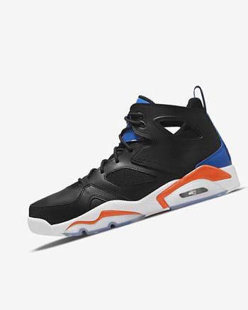 Zapatillas Baloncesto Nike Jordan Flight Club '91 Hombre Negras Azul Real Blancas Naranjas | AR2443