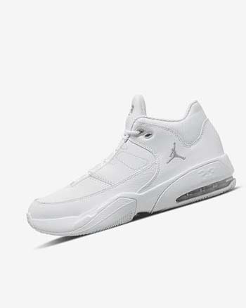 Zapatillas Baloncesto Nike Jordan Max Aura 3 Hombre Blancas Blancas Metal Plateadas | AR4980