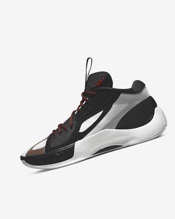 Zapatillas Baloncesto Nike Jordan Zoom Separate Hombre Negras Blancas Azules Gris Rojas | AR3105