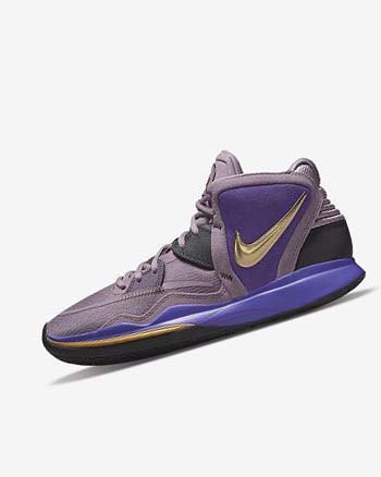 Zapatillas Baloncesto Nike Kyrie Infinity Hombre Moradas Moradas Metal Doradas | AR2759