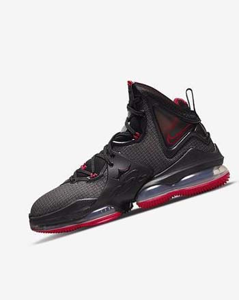 Zapatillas Baloncesto Nike LeBron 19 Hombre Negras Rojas Negras | AR4642