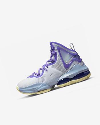 Zapatillas Baloncesto Nike LeBron 19 Niña Azules Moradas | AR5315