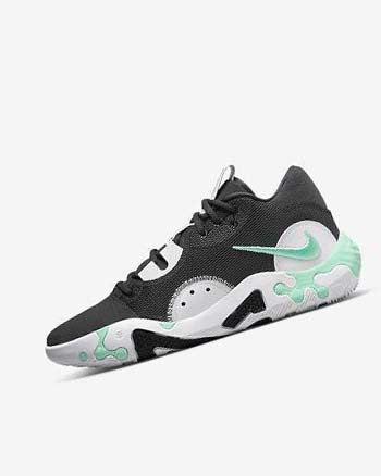 Zapatillas Baloncesto Nike PG 6 Hombre Negras Blancas Verde Menta | AR2970