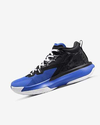 Zapatillas Baloncesto Nike Zion 1 Hombre Negras Azul Real Blancas | AR4773