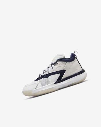 Zapatillas Baloncesto Nike Zion 1 Niño Kaki Blancas Metal Doradas Azul Marino | AR4530