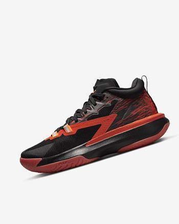 Zapatillas Baloncesto Nike Zion 1 SP Hombre Negras Rojas Naranjas | AR2985