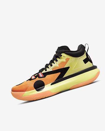 Zapatillas Baloncesto Nike Zion 1 SP Hombre Amarillo Negras Naranjas | AR4983