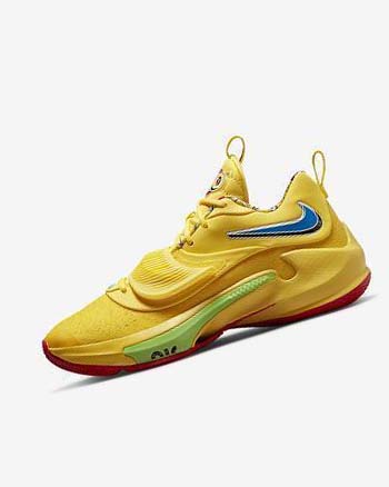 Zapatillas Baloncesto Nike Zoom Freak 3 Hombre Amarillo Rojas | AR1149