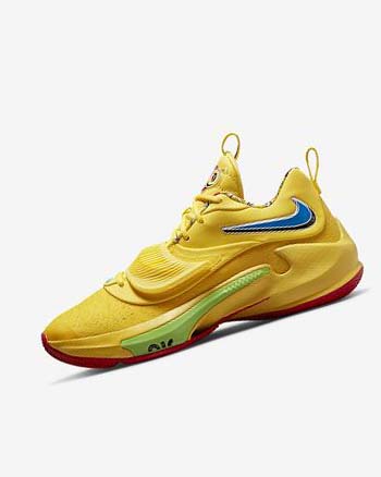 Zapatillas Baloncesto Nike Zoom Freak 3 Mujer Amarillo Blancas Rojas Negras | AR2333