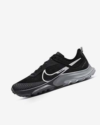 Zapatillas De Trail Running Nike Air Zoom Terra Kiger 8 Hombre Negras Gris Oscuro Gris Plateadas | AR4694