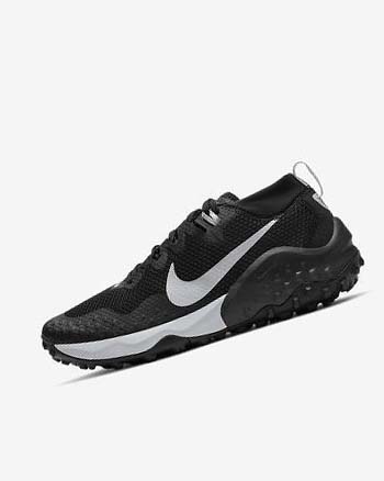 Zapatillas De Trail Running Nike Wildhorse 7 Hombre Negras Blancas | AR2790