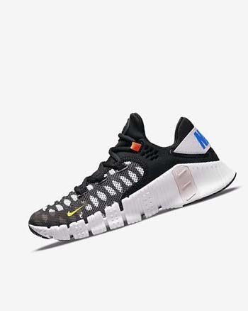 Zapatillas Deportivos Nike Free Metcon 4 Mujer Negras Blancas Azules Amarillo | AR2844