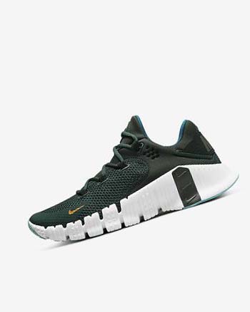 Zapatillas Deportivos Nike Free Metcon 4 Mujer Verde Negras Blancas | AR5112