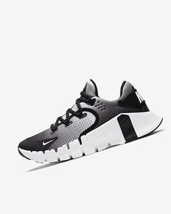 Zapatillas Deportivos Nike Free Metcon 4 Mujer Blancas Negras | AR5356