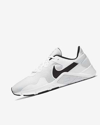 Zapatillas Deportivos Nike Legend Essential 2 Hombre Plateadas Blancas Negras | AR5049