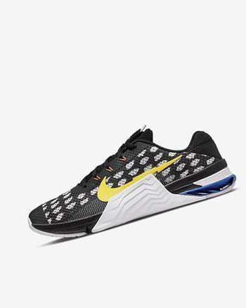 Zapatillas Deportivos Nike Metcon 7 Hombre Negras Blancas Azules Amarillo | AR2431