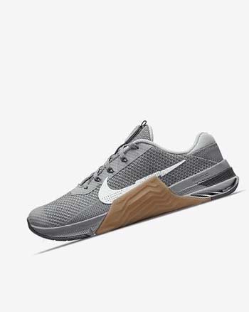 Zapatillas Deportivos Nike Metcon 7 Hombre Gris Marrones Gris Oscuro Blancas | AR2942