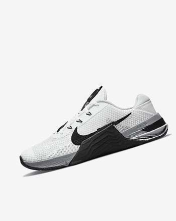 Zapatillas Deportivos Nike Metcon 7 Hombre Blancas Gris Plateadas Negras | AR5131