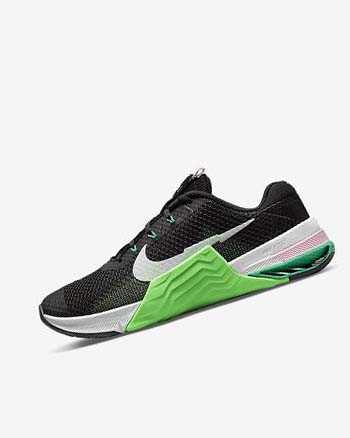 Zapatillas Deportivos Nike Metcon 7 Mujer Negras Verde Rosas Blancas | AR5332