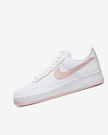 Zapatillas Nike Air Force 1 '07 Hombre Blancas Rojas | AR4511