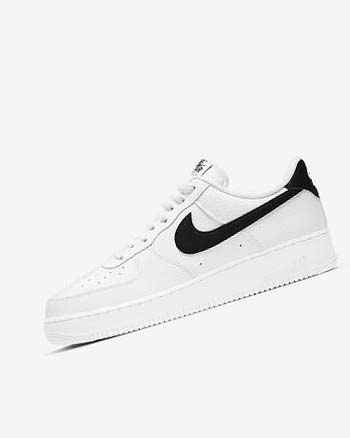 Zapatillas Nike Air Force 1 '07 Hombre Blancas Negras | AR5295