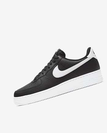 Zapatillas Nike Air Force 1 '07 Hombre Negras Blancas | AR3251