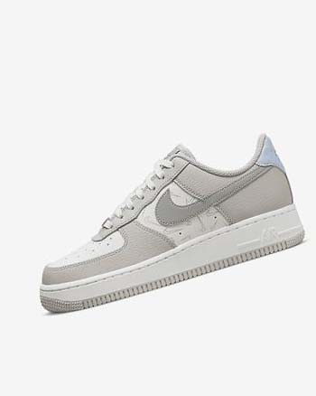 Zapatillas Nike Air Force 1 '07 Mujer Blancas Metal Plateadas Plateadas | AR2504