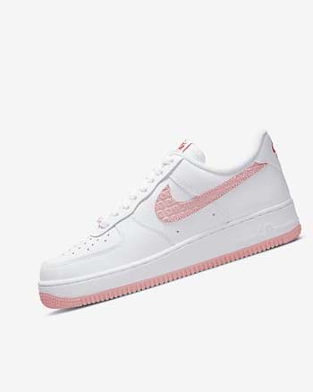 Zapatillas Nike Air Force 1 '07 Mujer Blancas Rojas | AR5297