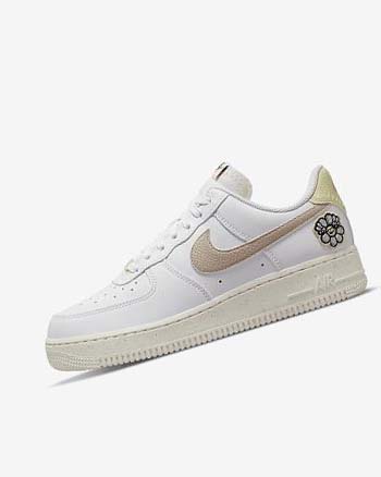 Zapatillas Nike Air Force 1 '07 SE Mujer Blancas Azules Rosas | AR2502