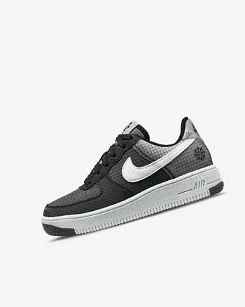 Zapatillas Nike Air Force 1 Crater Niña Negras Blancas | AR5321