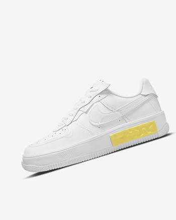 Zapatillas Nike Air Force 1 Fontanka Mujer Blancas Amarillo Blancas | AR2552