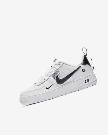 Zapatillas Nike Air Force 1 LV8 Utility Niño Blancas Negras Amarillo Blancas | AR1197