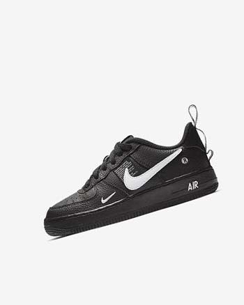 Zapatillas Nike Air Force 1 LV8 Utility Niño Negras Negras Amarillo Blancas | AR3077