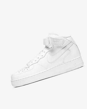 Zapatillas Nike Air Force 1 Mid '07 Hombre Blancas Blancas | AR4839