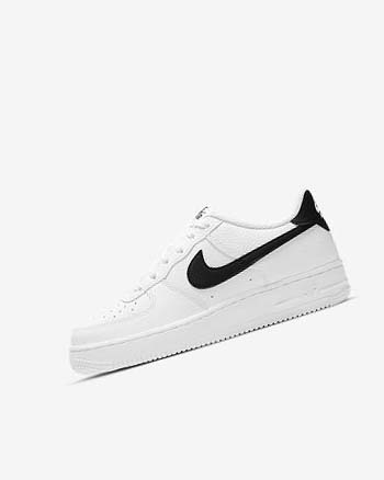 Zapatillas Nike Air Force 1 Niña Blancas Negras | AR2357