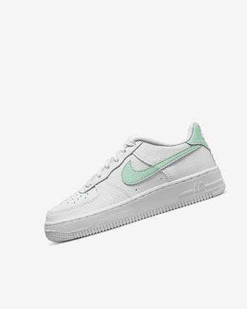 Zapatillas Nike Air Force 1 Niña Blancas Verde Menta | AR2946