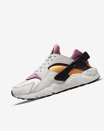 Zapatillas Nike Air Huarache Hombre Beige Claro Doradas Negras Rosas | AR5063