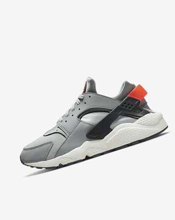 Zapatillas Nike Air Huarache Hombre Gris Gris Claro Naranjas | AR5535