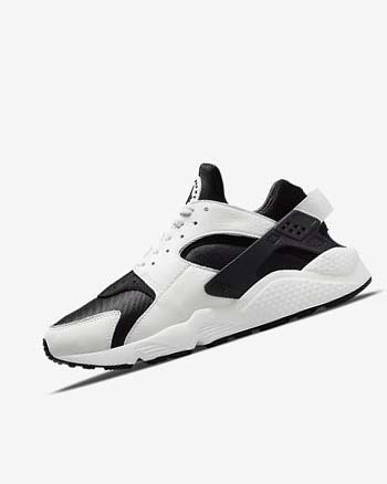 Zapatillas Nike Air Huarache Hombre Negras Negras Blancas | AR4704