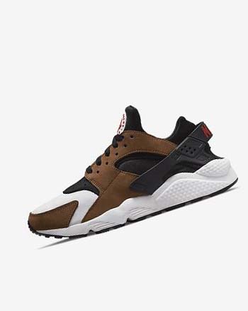 Zapatillas Nike Air Huarache LE Hombre Negras Blancas Rojas | AR5540