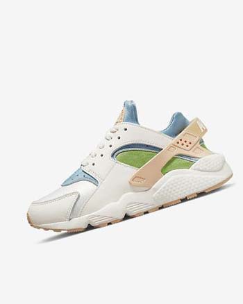 Zapatillas Nike Air Huarache SE Mujer Azules Verde Naranjas | AR1120