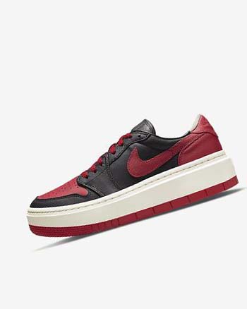 Zapatillas Nike Air Jordan 1 Elevate Low SE Mujer Negras Rojas | AR2389