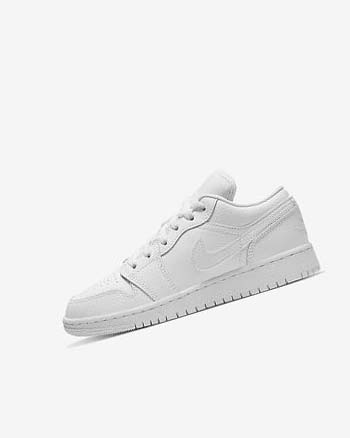 Zapatillas Nike Air Jordan 1 Low Niño Blancas Blancas Blancas | AR4822