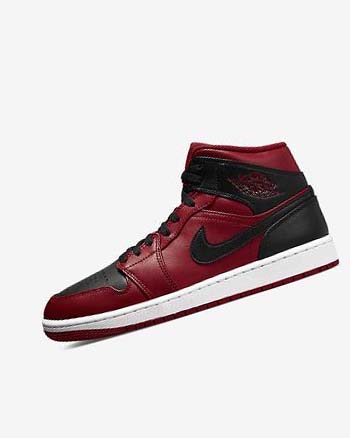 Zapatillas Nike Air Jordan 1 Mid Hombre Rojas Blancas Negras | AR5439