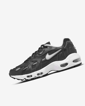 Zapatillas Nike Air Max 96 2 Mujer Negras Metal Plateadas Blancas | AR4827