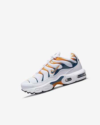 Zapatillas Nike Air Max Plus Niño Blancas Negras | AR2616