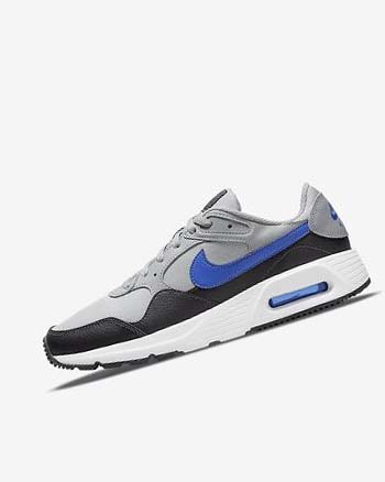 Zapatillas Nike Air Max SC Hombre Gris Claro Gris Oscuro Blancas Azul Real | AR2294