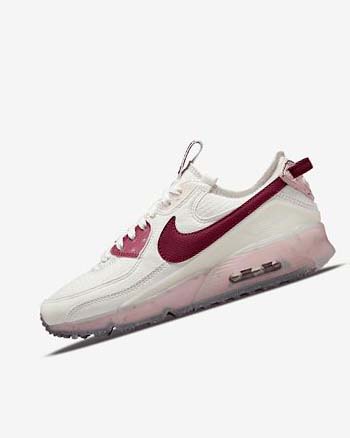 Zapatillas Nike Air Max Terrascape 90 Mujer Blancas Rosas Burdeos | AR3236