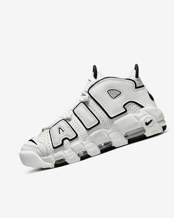 Zapatillas Nike Air More Uptempo Mujer Blancas Negras | AR4621