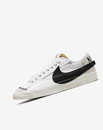 Zapatillas Nike Blazer Low '77 Jumbo Mujer Blancas Blancas Negras | AR5589